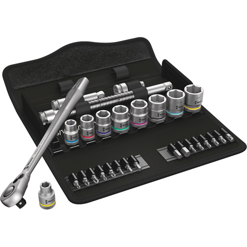 Zyklop Imperial Metal Ratchet with Switch Lever Set, 29 Pcs, 3/8" Drive Size Groupe Belzile Dickner