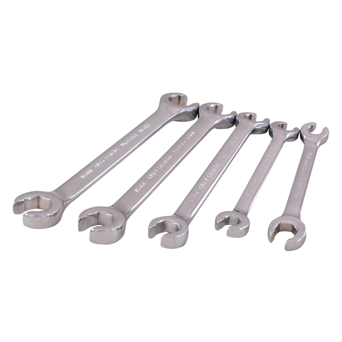 Wrench Set, Flare Nut, 5 Pieces, Metric Groupe Belzile Dickner