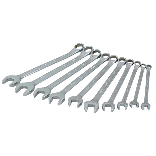 Wrench Set, Combination, 10 Pieces, Metric Groupe Belzile Dickner
