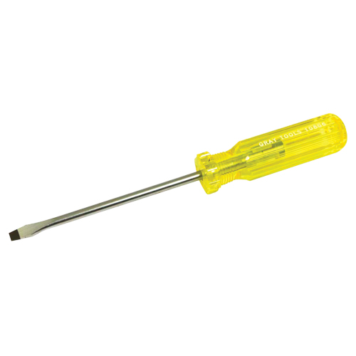 Tournevis &agrave; fente, 1/4", 9-7/16" lo, Prise Plastique Groupe Belzile Dickner