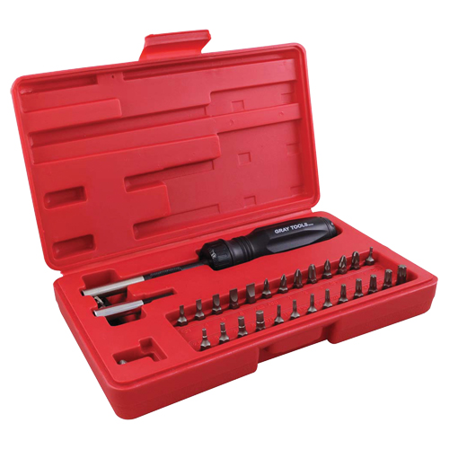 Gearless Screwdriver Set In Plastic Storage Case, 10" L Groupe Belzile Dickner