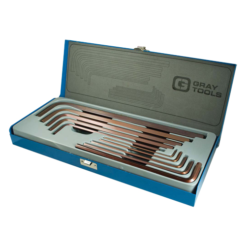 Extra Long Arm Hex Key Set, 10 Pcs., Imperial Groupe Belzile Dickner