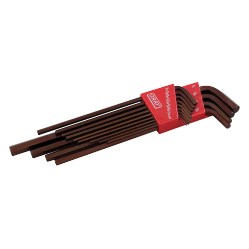 Extra Long Arm Hex Key Set, 13 Pcs., Imperial Groupe Belzile Dickner