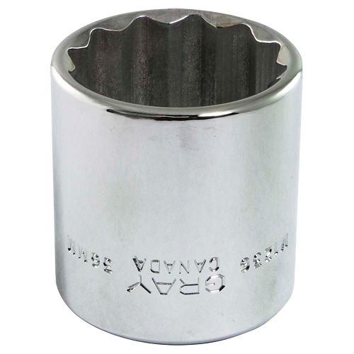 Douille, 13 mm, Prise 1/2", 12 pans Groupe Belzile Dickner