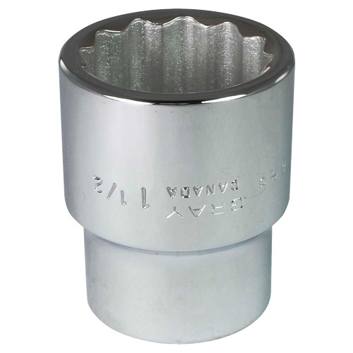 Socket, 1-1/2", 1" Drive, 12 Points Groupe Belzile Dickner