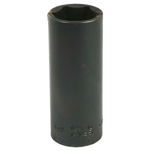 Socket, Impact, 3/4", 3/8" Drive, 6 Points, Deep Groupe Belzile Dickner