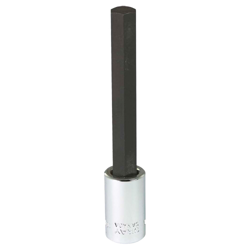 Extra Long Bit  Socket, 10 mm x 4" L, 3/8" Drive Groupe Belzile Dickner