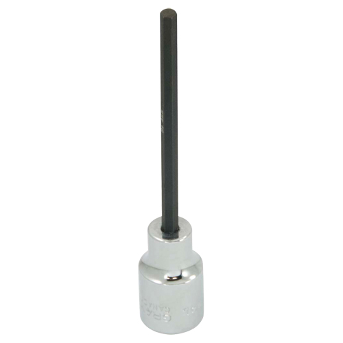 Tr&egrave;s longue douille &agrave; embout, 4 mm x 4" lo, Prise 3/8" Groupe Belzile Dickner
