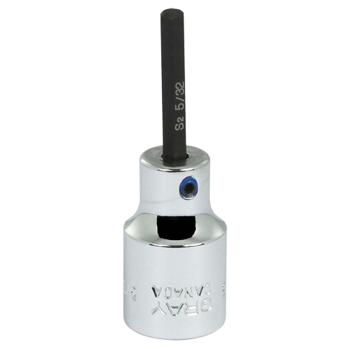 Bit Socket, 3/8" x 2-1/4" L, 3/8" Drive Groupe Belzile Dickner