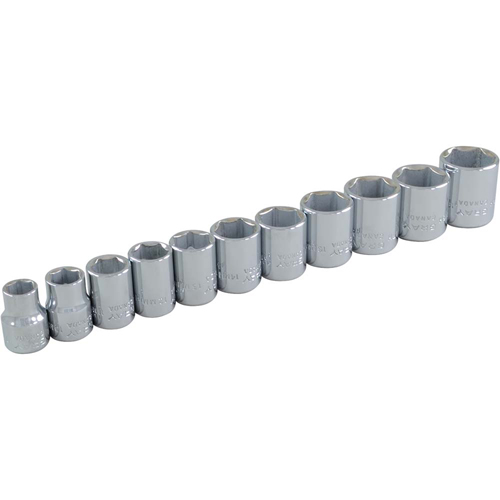 Jeu de douilles, 11 Mcx, Prise de 3/8" Groupe Belzile Dickner