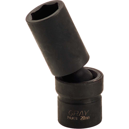 Universal Joint Socket , 10 mm, 1/2" Drive, 6 Points Groupe Belzile Dickner