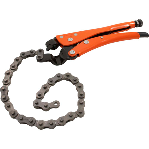 Locking Chain Clamp Pliers, 10" Length, Omnium Grip Groupe Belzile Dickner