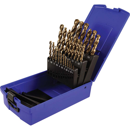 Drill Bit Set, 25 Pieces, High Speed Cobalt Groupe Belzile Dickner