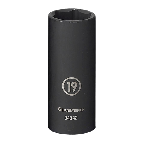 Socket, Impact, 17 mm, 3/8" Drive, 6 Points, Deep Groupe Belzile Dickner