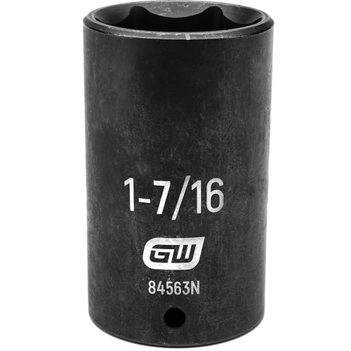 Socket, Impact, 1-7/16", 1/2" Drive, 6 Points, Deep Groupe Belzile Dickner