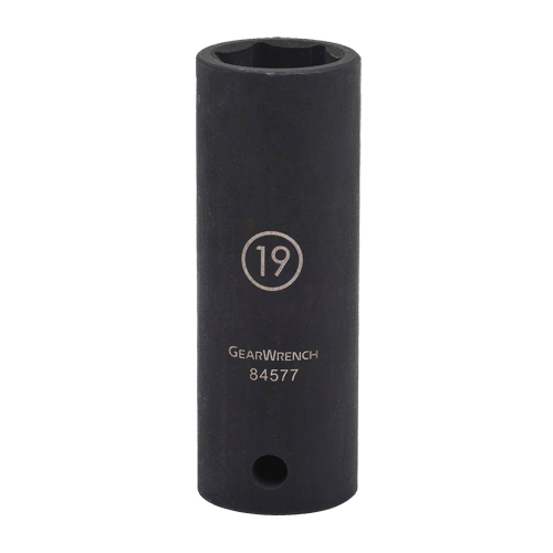 Douille, Chocs, 17 mm, Prise 1/2", 6 pans, Profond Groupe Belzile Dickner