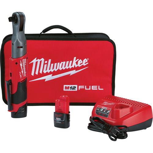Trousse d'outil &agrave; cliquet &agrave; 2 piles M12 Fuel Groupe Belzile Dickner