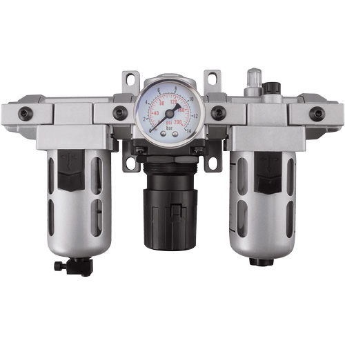 Modular Filter, Regulator & Lubricator (Gauge Included), 1/4" NPT Groupe Belzile Dickner