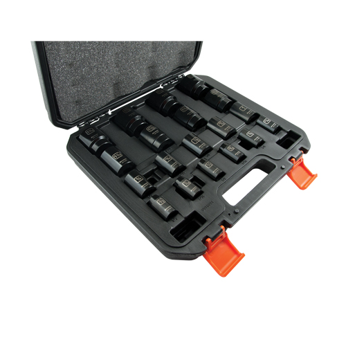 Jeu de douilles SAE, 19 Mcx, Chocs, Prise de 1/2" Groupe Belzile Dickner