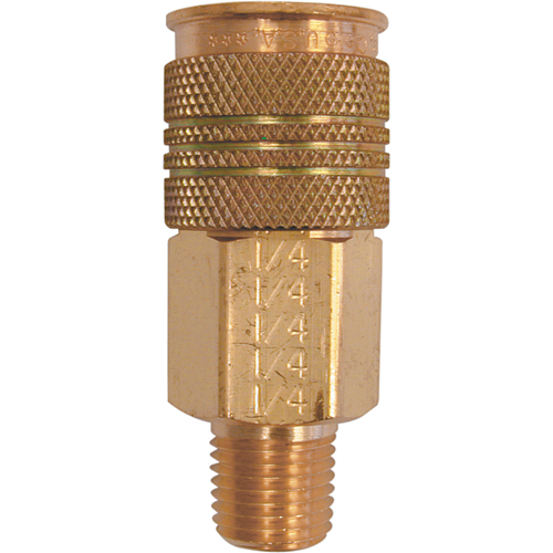 Uniquik Quick Coupler, Brass Groupe Belzile Dickner