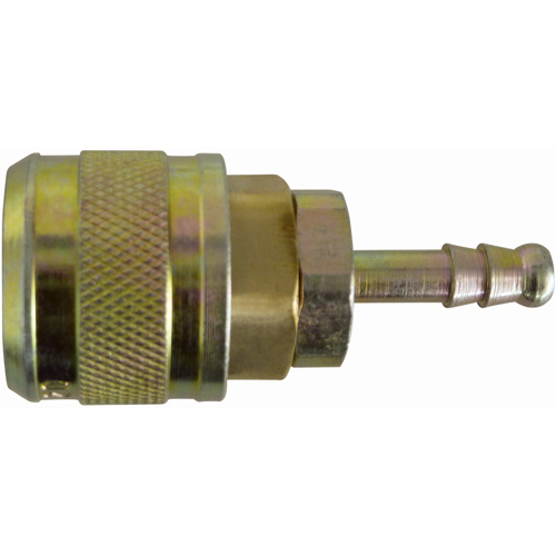 Automax 1/4" Hose Barb Quick Coupler, Brass Groupe Belzile Dickner