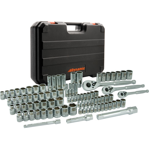 Socket Set with Accessories, 89 Pcs, Deep Groupe Belzile Dickner