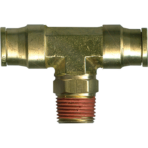 Raccord en T pivotant, Laiton, 3/8" x 1/4" Groupe Belzile Dickner