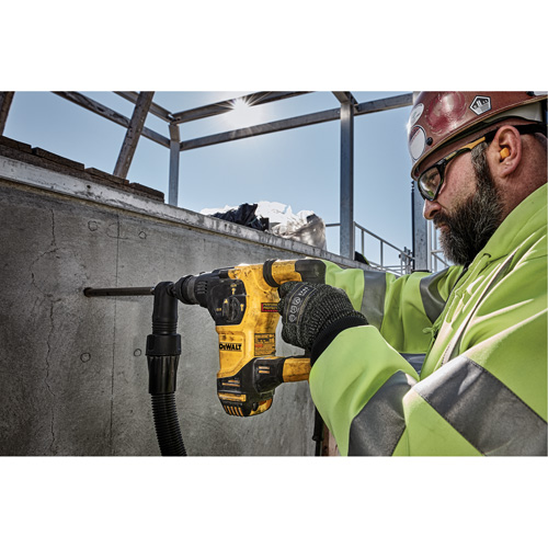 Marteau rotatif SDS Plus en forme de L, 3/16" - 7/8", 8,5 A, 0-5200 coups/min Coups/min, 0-1150 tr/min Tr/min, 2,58 lb-pi Groupe Belzile Dickner