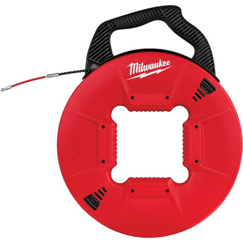 Ruban de tirage avec guide flexible en m&eacute;tal Groupe Belzile Dickner