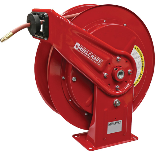 HD70000 Mobile Base Hose Reel, Air/Water, 1/2" x 75', Single Hose, 300 psi Groupe Belzile Dickner