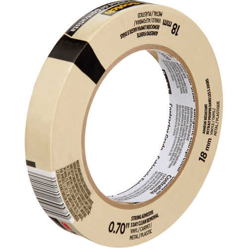 Scotch&reg; Contractor Grade Masking Tape 2020, 18 mm (3/4") x 55 m (180'), Beige Groupe Belzile Dickner