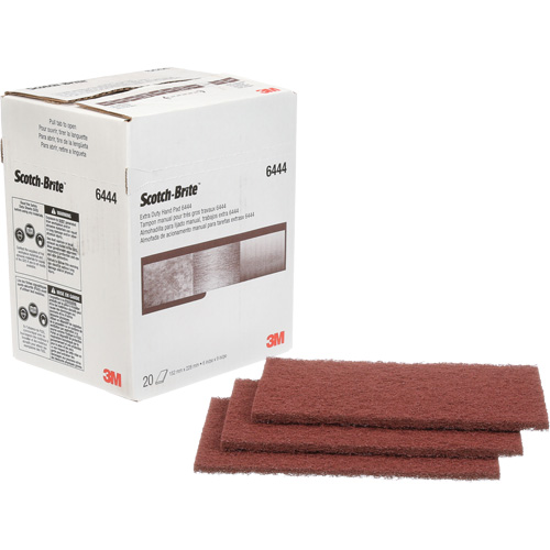 Scotch-Brite Extra-Duty Hand Pad, Aluminum Oxide, 9" x 6", Fine Grit Groupe Belzile Dickner
