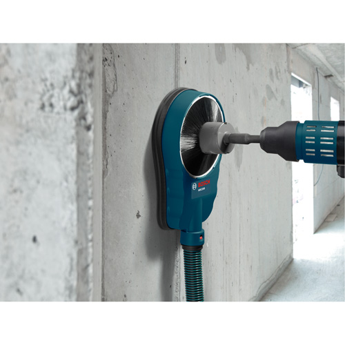 Accessoire de tr&eacute;pan de carrotier pour la collecte de poussi&egrave;re SDS-Max Groupe Belzile Dickner