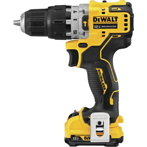 Xtreme Brushless Hammer Drill Kit, 12 V, 3/8", 250 UWO, 0-1500 RPM Groupe Belzile Dickner