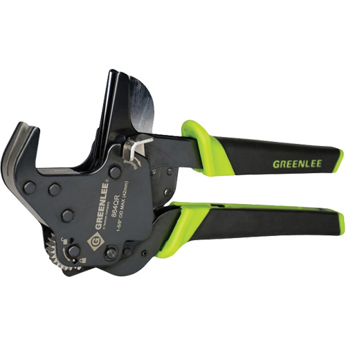Quick-Release Ratcheting PVC Cutter, 1-5/8" Capacity Groupe Belzile Dickner
