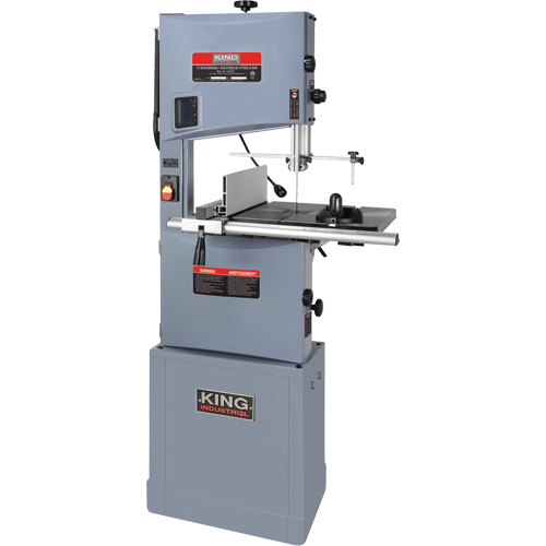 Scie &agrave; ruban &agrave; deux vitesses de 14" pour le bois, Vertical, 120 V, 1476 pi²/min/3280 pi²/min Groupe Belzile Dickner