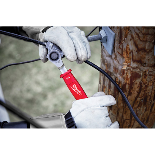 Lineman's 2-in-1 Insulated Ratcheting Box Wrench Groupe Belzile Dickner