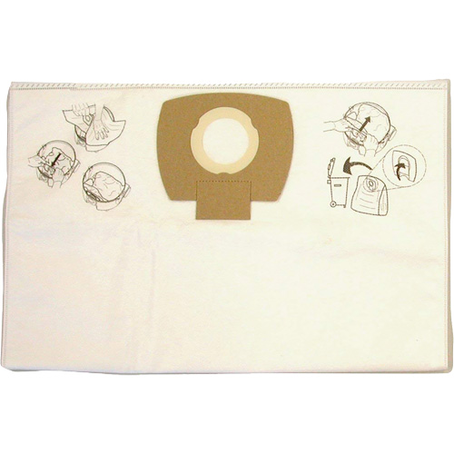 Sacs-filtre en papier pour aspirateur, 8 gal. US Groupe Belzile Dickner