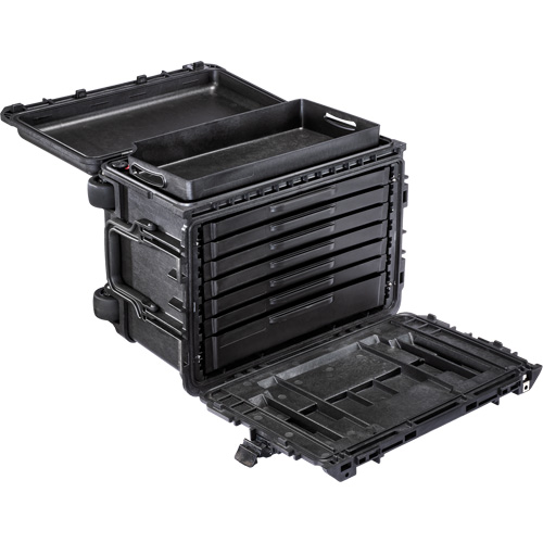 Armoire &agrave; outils mobile Gen 2, 24" la, 6 tiroirs, Noir Groupe Belzile Dickner