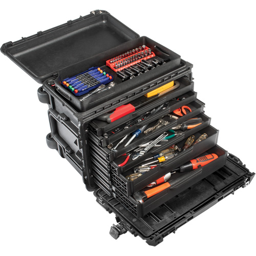 Armoire &agrave; outils mobile Gen 2, 24" la, 6 tiroirs, Noir Groupe Belzile Dickner