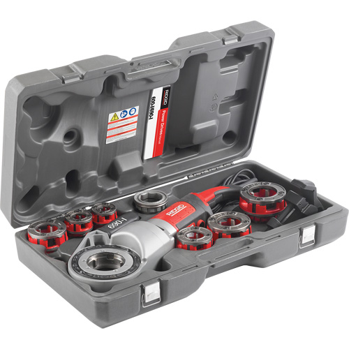 Syst&egrave;me de filetage motoris&eacute; manuel, 36 tr/min, Filetage de la tige 1/8" - 2" Groupe Belzile Dickner