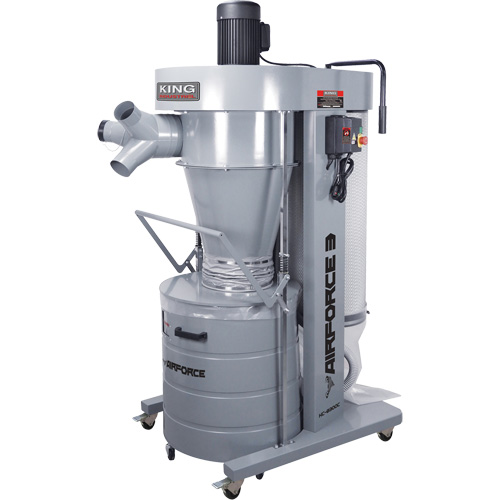 Cyclone Dust Collector, 32" x 40" x 82" Groupe Belzile Dickner