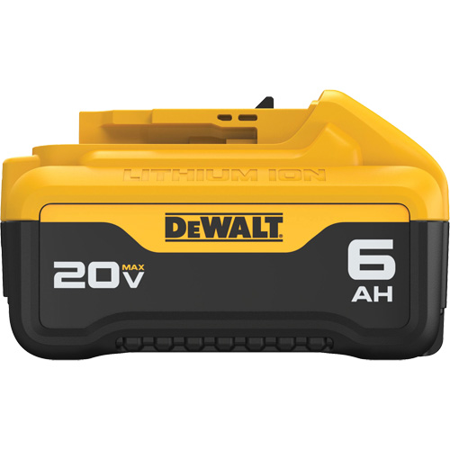 Max XR&reg; Premium Battery Pack, Lithium-Ion, 20 V, 6 Ah Groupe Belzile Dickner