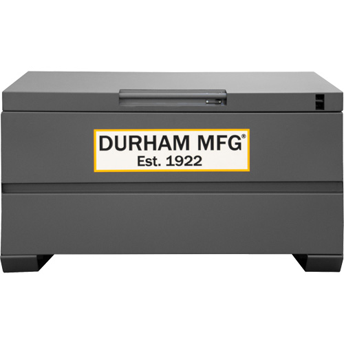 Boîte de rangement pour le chantier, 48" x 24" x 27-13/16", Acier, Gris Groupe Belzile Dickner