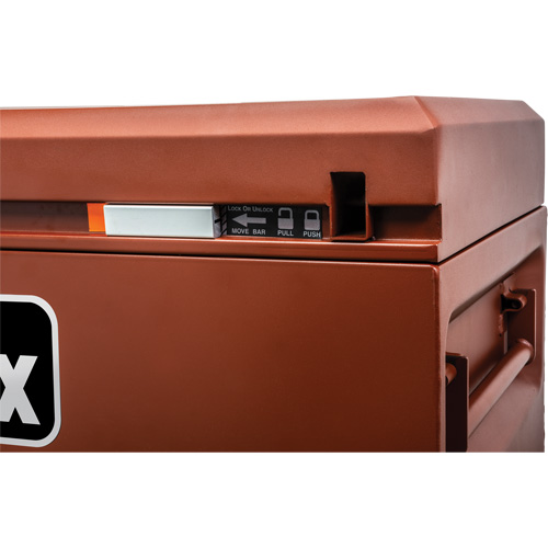 Armoire Site-Vault, 60" x 24" x 30-3/4", Acier, Orange Groupe Belzile Dickner