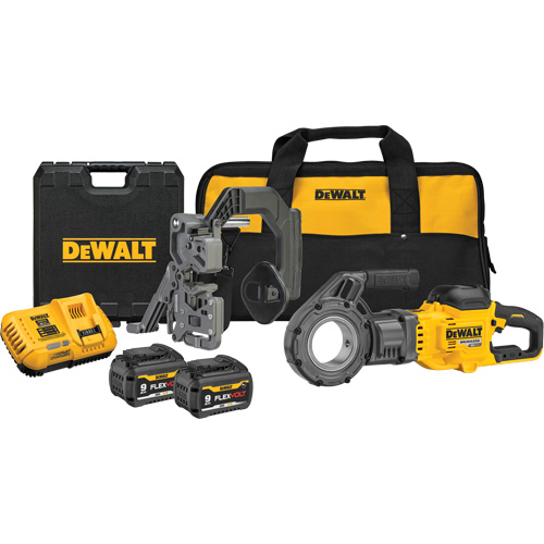Trousse de fili&egrave;re &agrave; tuyaux sans fil FlexVolt Max*, 30 tr/min, Filetage de la tige 1/2" - 2" Groupe Belzile Dickner