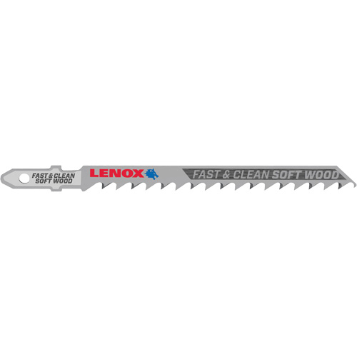 Clean Cutting Wood Jigsaw Blade, Bi-Metal, T-Shank, 4" L, 6 TPI Groupe Belzile Dickner