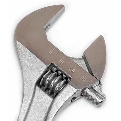 Adjustable Wrench - Boxed, 10" L, 1-5/16"/34 mm Max Width, Chrome Groupe Belzile Dickner