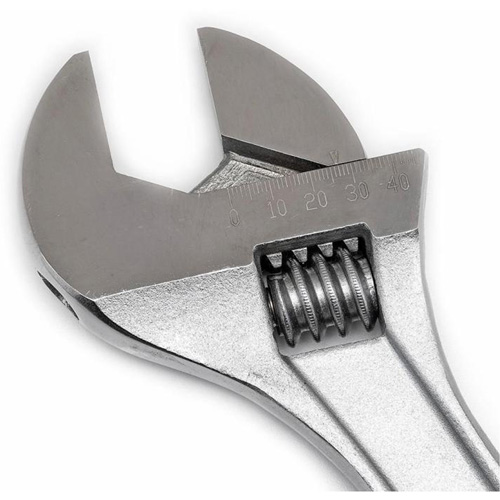 Cl&eacute; &agrave; molette, 15" lo, la max. 1-11/16", Chrome Groupe Belzile Dickner
