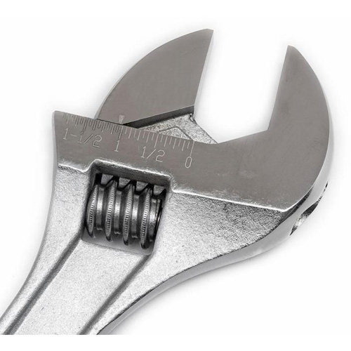 Cl&eacute; &agrave; molette, 15" lo, la max. 1-11/16", Chrome Groupe Belzile Dickner